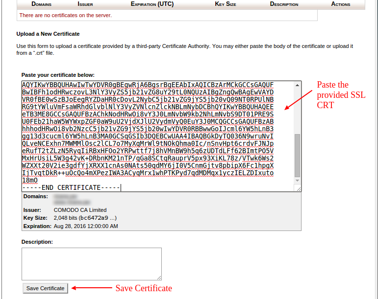 uploadandsavethesslcert